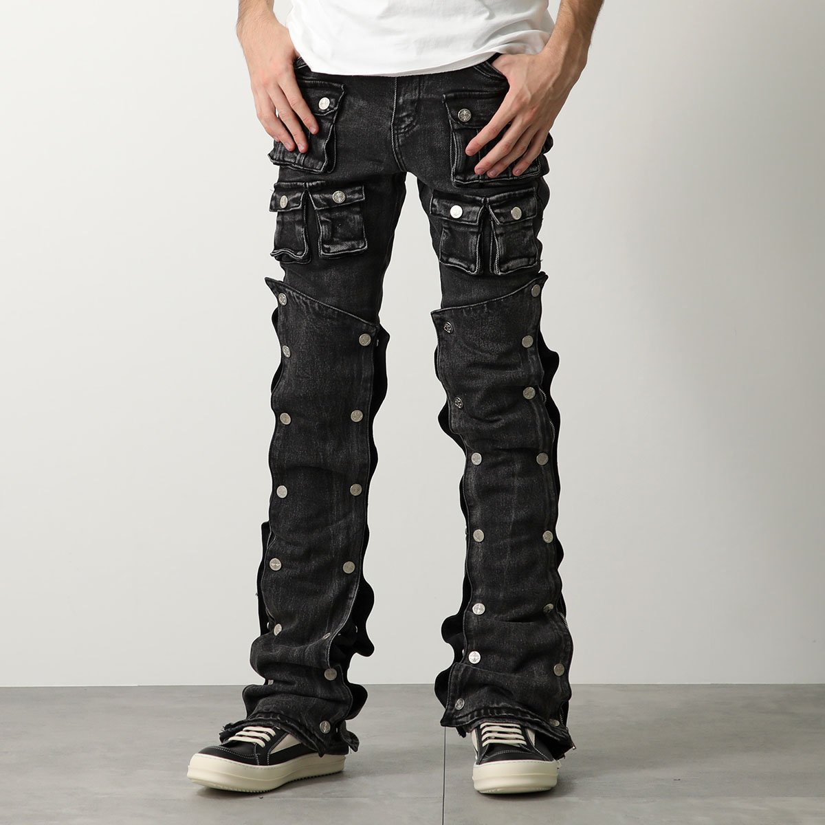 楽天市場】GUAPI グアピ ジーンズ Iron Grey Stacked Premium Denim