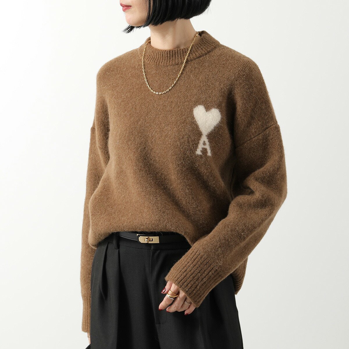 楽天市場】ami paris アミパリス ニット Ami De Coeur UKS836 KN0135