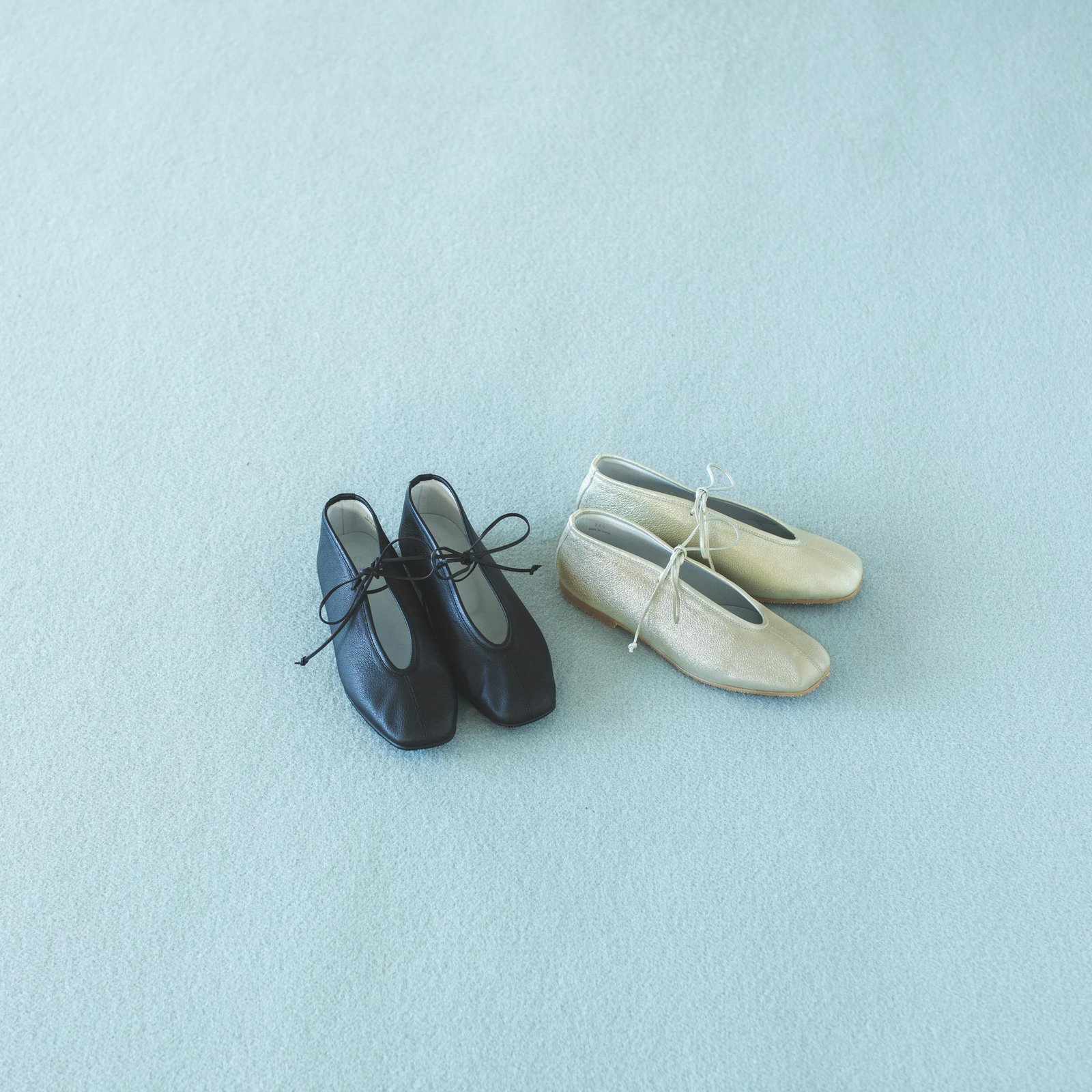 SUI / スイ / レースアップシューズ / ブラック・シルバー（全6サイズ