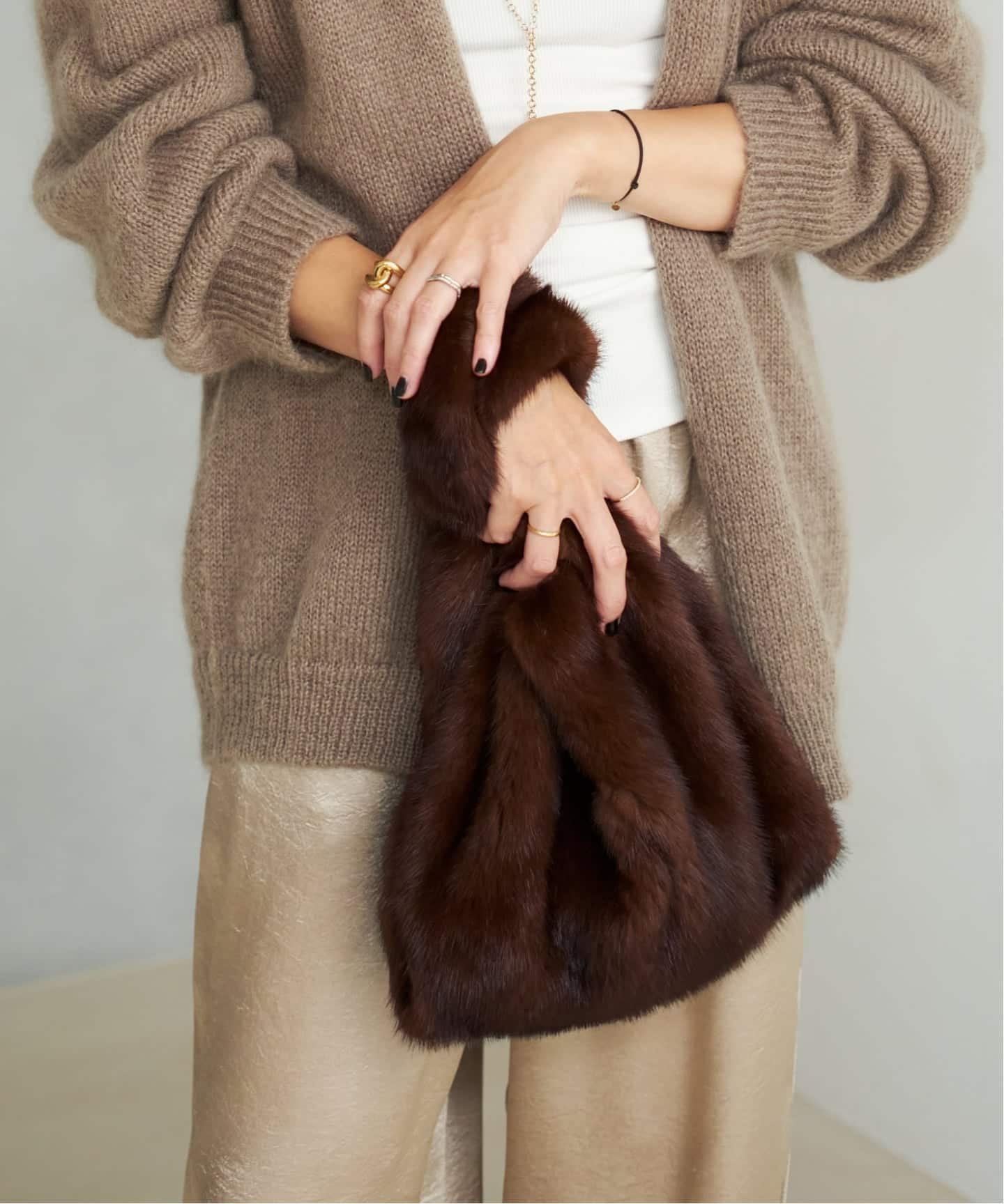 SIMONETTA RAVIZZA / シモネッタラヴィッツァ FURISSIMA MINK バッグ