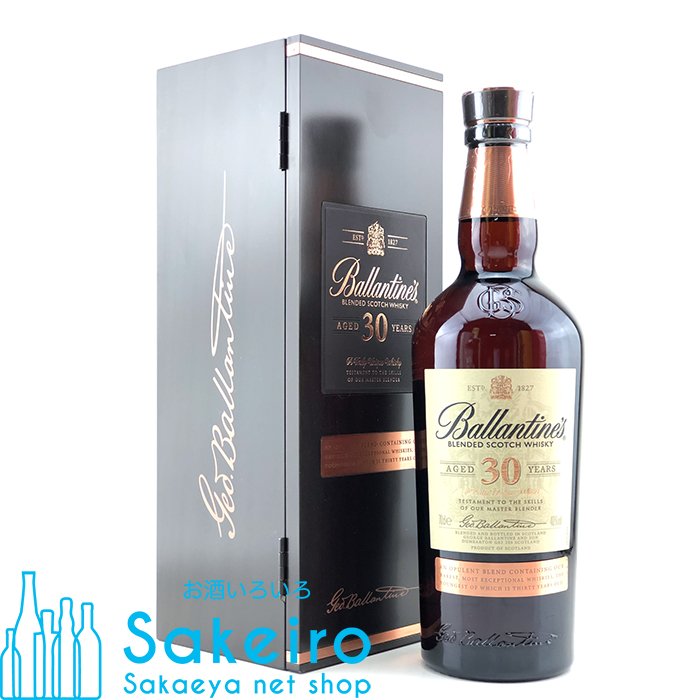 楽天市場】バランタイン 30年 700ml 40度 現行品 木箱付 Ballantine`s