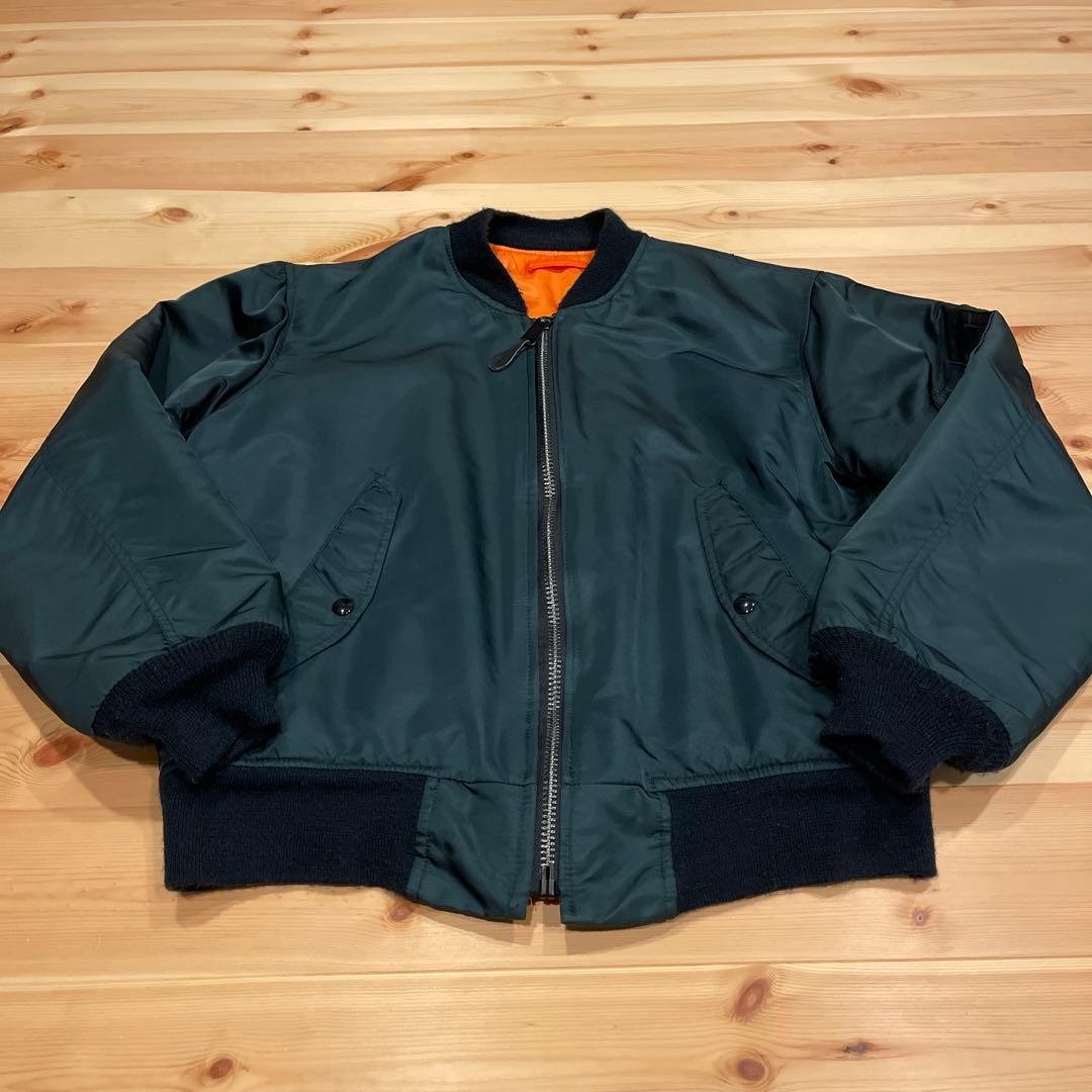 USA製spiewak ma1 SPIEWAK スピワック 70年代 USA製 MA-1 FLIGHT JACKET NAVY フライト