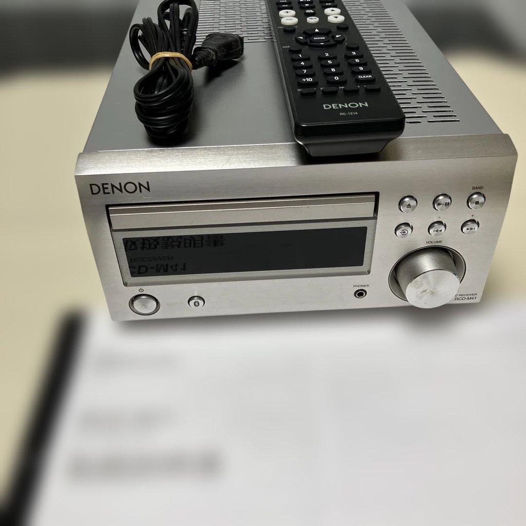 DENON CD RECEIVER RCD-M41 動作品 2018年製 Denon RCD-M41: Affordable mini system with true hi-fi quality