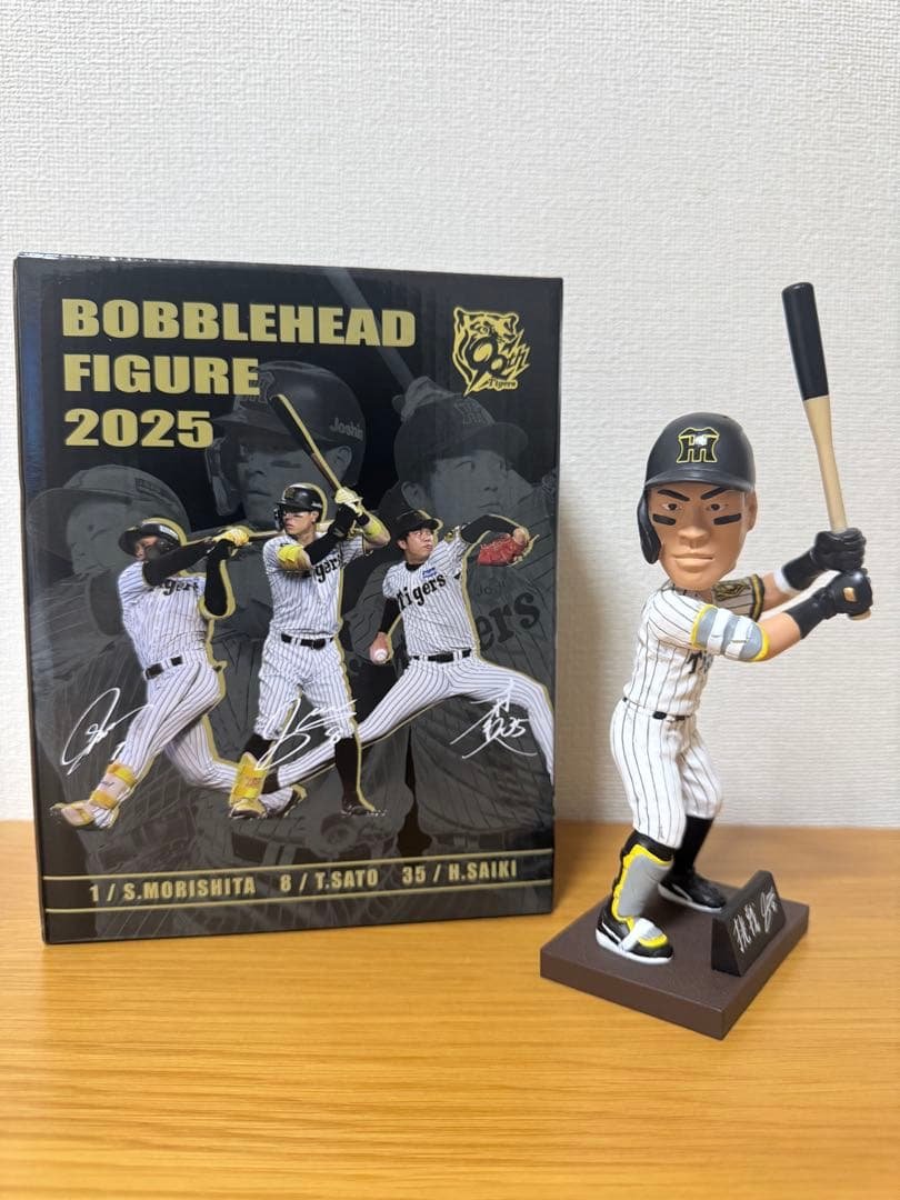 阪神タイガース 佐藤輝明 ボブルヘッドフィギュア 2025 阪神タイガース 佐藤輝明 ボブルヘッドフィギュア - メルカリ