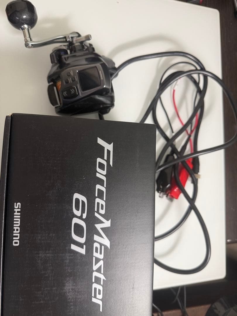 フォースマスター601 シマノ フォースマスター601 LEFT_シマノスタッフさんに使い方説明して